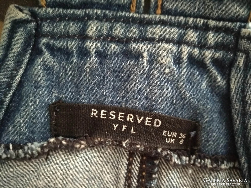 Női S farmerruha, kantáros, REserved, Alkudható