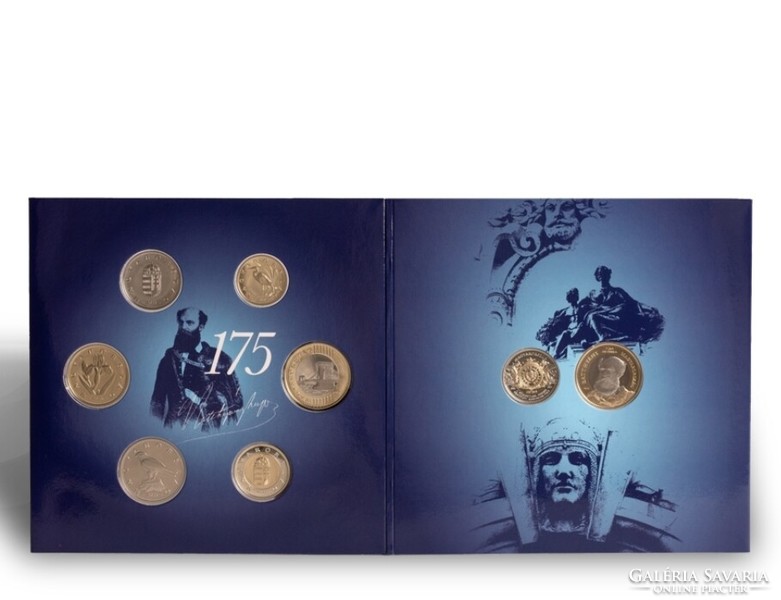 2024. évi Batthyány Lajos 200 forint és Magyar Nemzeti Bank 100 forint forgalmi sor PP UNC