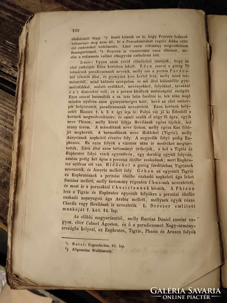 Egyetemes történelem, 1853-as füzet, írta Maár Bonifácz, Ős-Kor 1. füzet, 1. rész