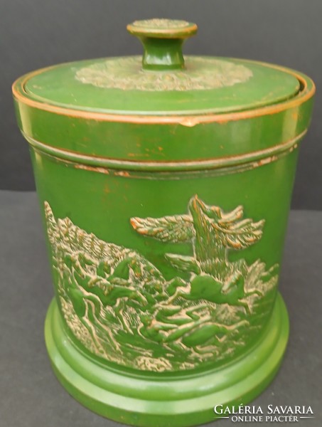 Lovas Jelenetes WS&S Wilhelm Schiller & Sohn Kekszes Doboz