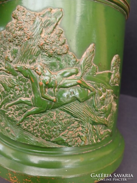 Lovas Jelenetes WS&S Wilhelm Schiller & Sohn Kekszes Doboz