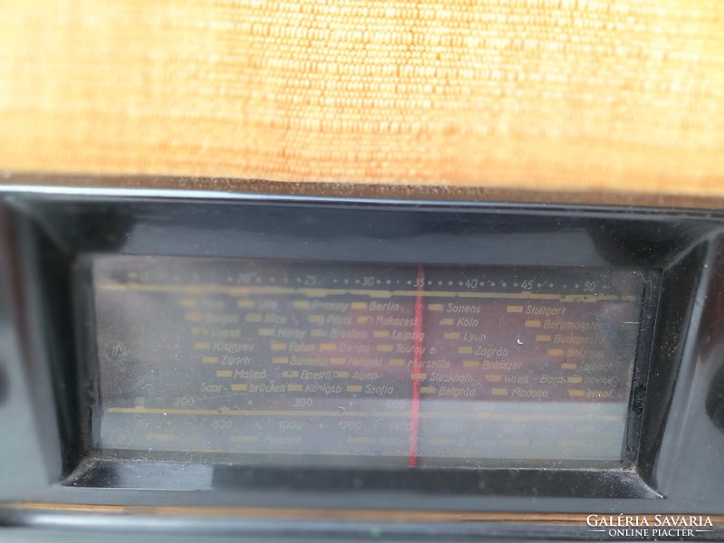 TELEFUNKEN SUPER 2B54 GWK régi retro vintage német csöves bakelit rádió, 1942-44. Ritka!