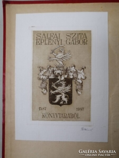 BERZEVICZY ALBERT - A TÁJKÉPFESTÉS A XVII. SZÁZADBAN - EX LIBRIS