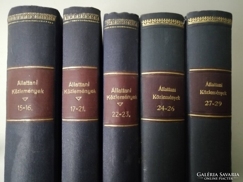 ÁLLATTANI KÖZLEMÉNYEK 1915-1929 /SOÓS LAJOS, CSIKI ERNŐ