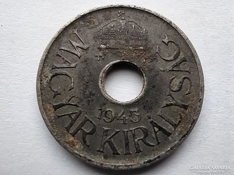 Magyarország Háború alatti (1940-1944) 20 Fillér 1943 BP