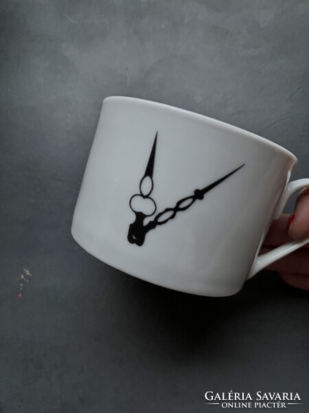 KARE Design óramutatók, porcelán csésze