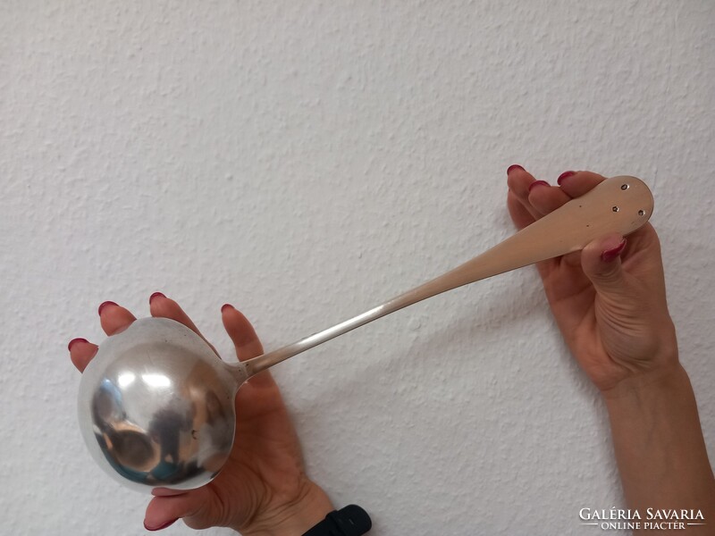 Ezüst nagy merőkanál Bécs cca.1880