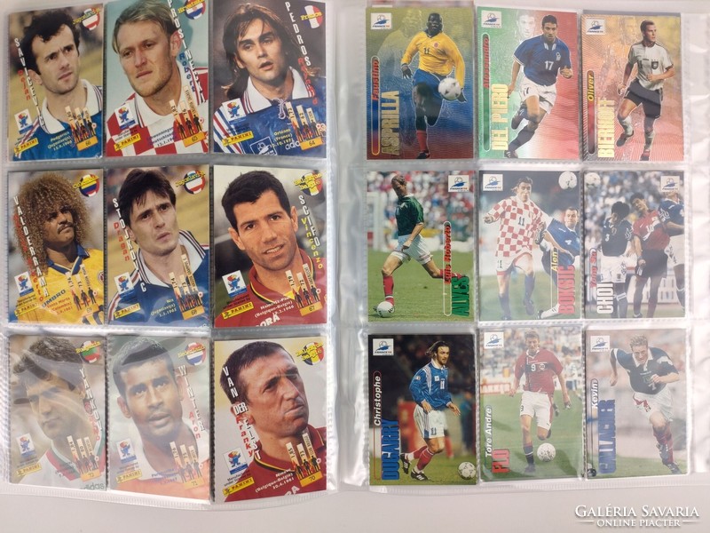 Panini World Cup France 1998 hiánytalan album 1-100 kártya