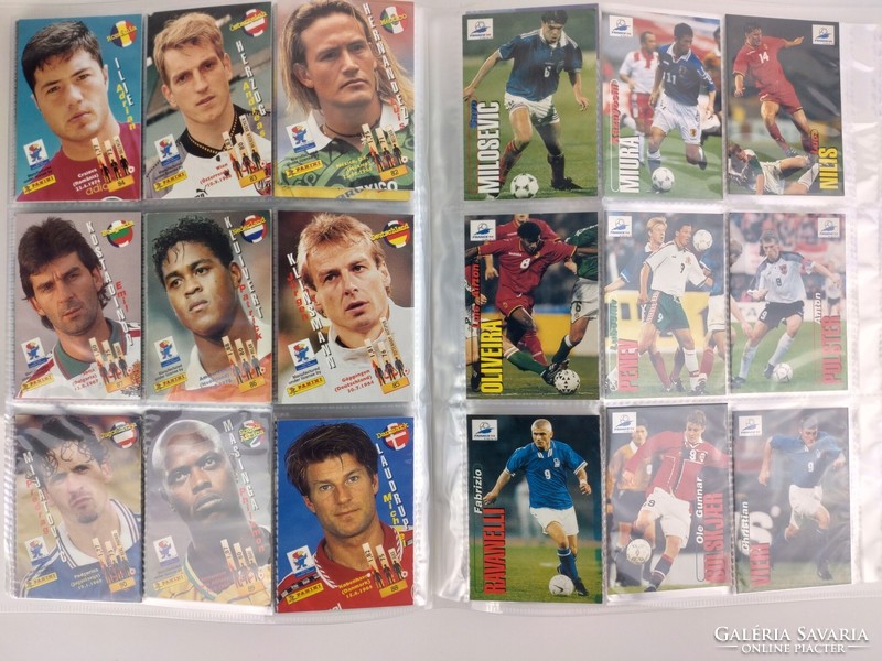 Panini World Cup France 1998 hiánytalan album 1-100 kártya