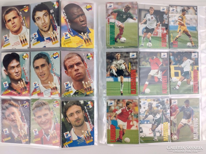 Panini World Cup France 1998 hiánytalan album 1-100 kártya