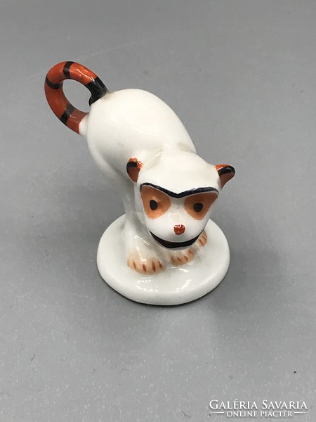 Ritkaság! Metzler & Ortloff  porcelán majmocska Walter Bosse tervezése lehet