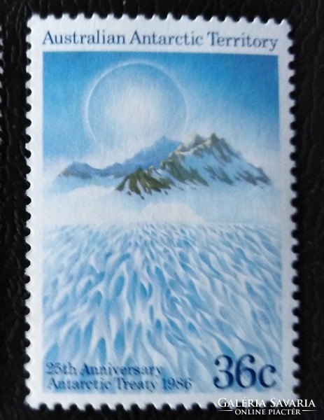 KS141 / Ausztrál Antarktisz 1986 Az Antarktiszi Szerződés 25. évfordulója bélyeg postatiszta