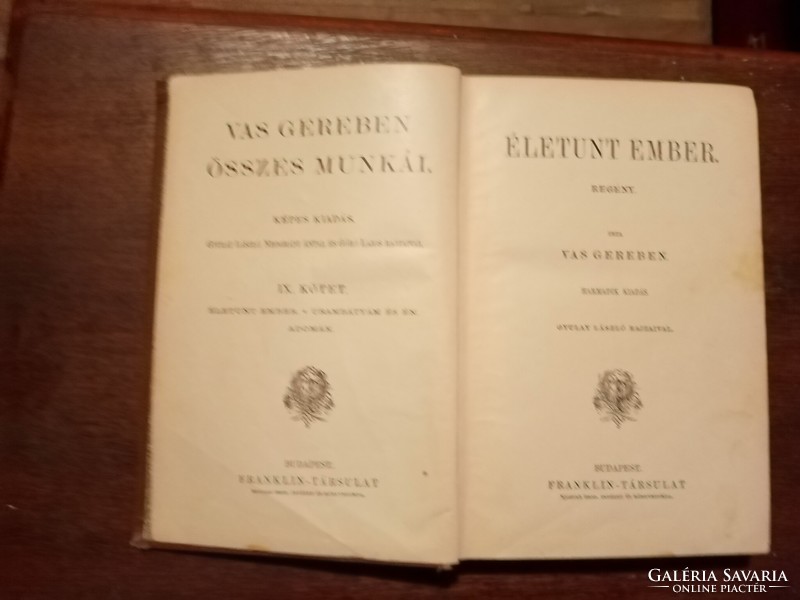 Vas Gereben-az életúnt ember