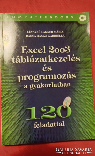 Lévayné Lakner Mária Baksa-Haskó Gabriella Excel 2003 táblázatkezelés és programozás a gyakorlatban