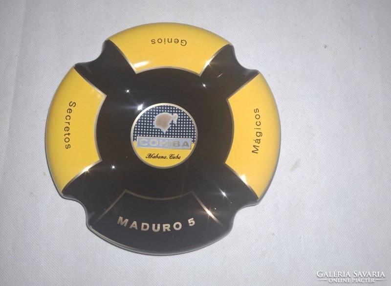 Cohiba szivar hamutál 4 szivar részére új bontatlan porcelán