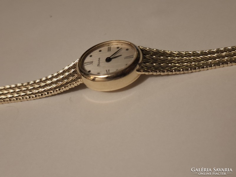 Bulova női 14 k arany óra
