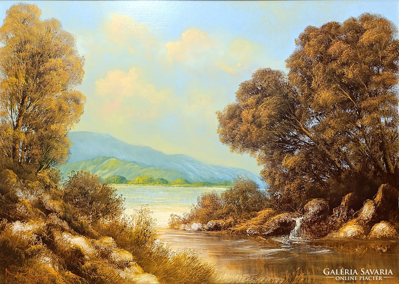 Marjai Antal: Torkolat - Kerettel: 62x82 cm - Alkotás:50x70	- száma: 05/606