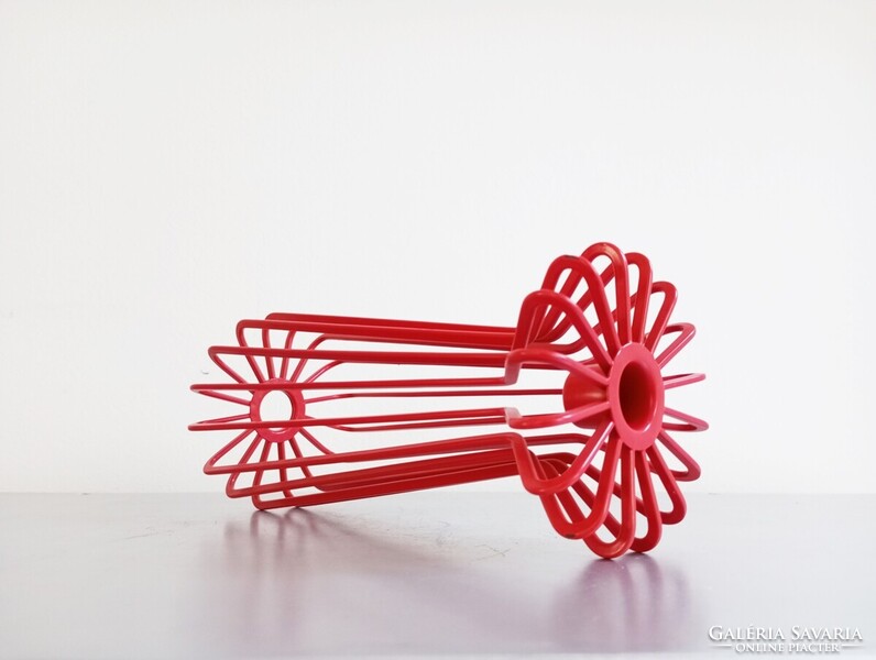 Ehlen Johansson piros pop-art/posztmodern gyertyatartó IKEA 1990