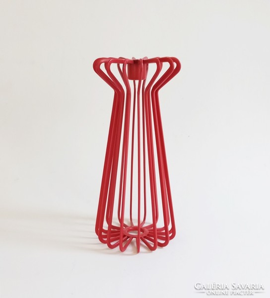 Ehlen Johansson piros pop-art/posztmodern gyertyatartó IKEA 1990