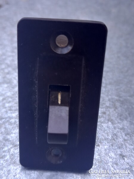 Retro kapcsoló alkatrész, bakelit kapcsoló gomb
