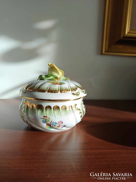 Herendi Rotschild mintás bonbonier
