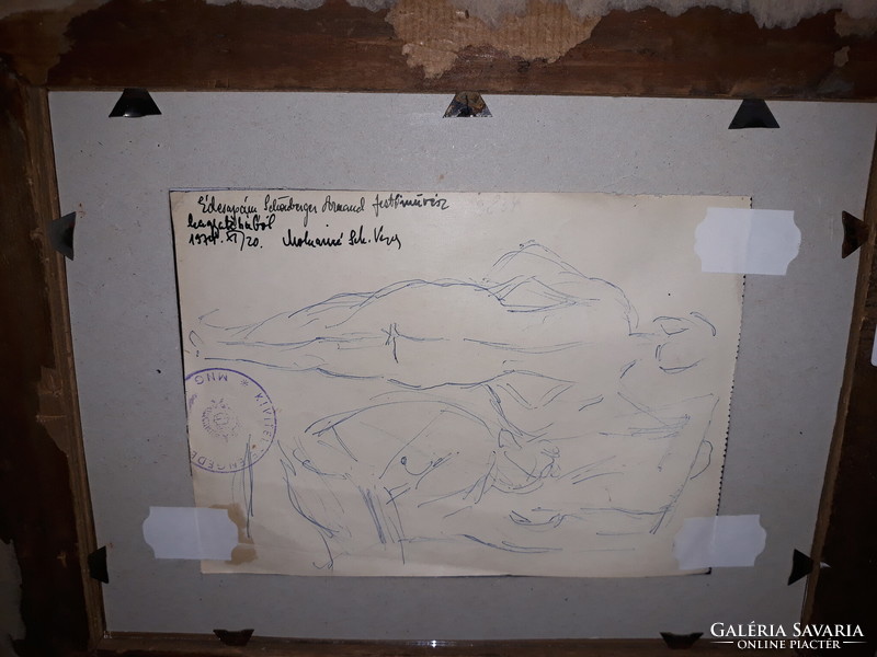 SCHÖNBERGER ARMAND-igazolással (2 oldalas rajz)