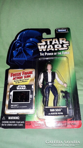 EREDETI KENNER STAR WARS HAN SOLO a klasszikus ruházatban játék figura BONTATLAN dobozával GYŰJTŐI