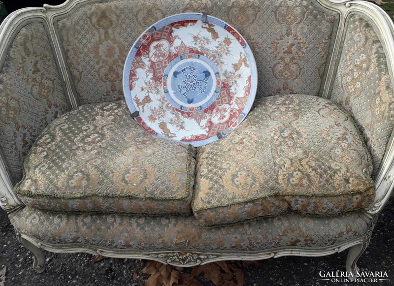 47 cm! Antik  Ko-Imari falitál / Edo korszak.