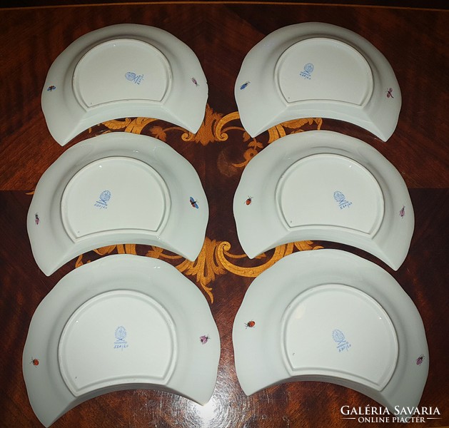 Herendi Rothschild csontos tányér 6db