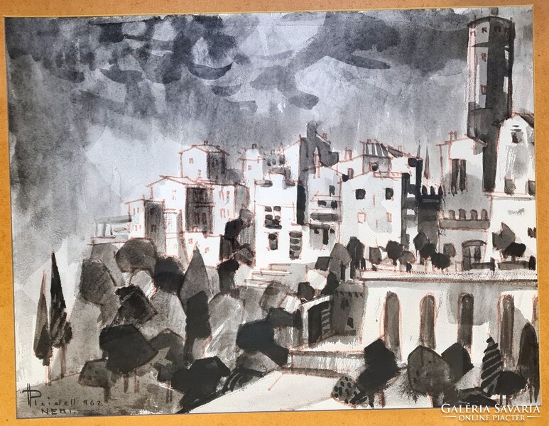 Pleidell János- Nemi (olasz kisfalu) 1967