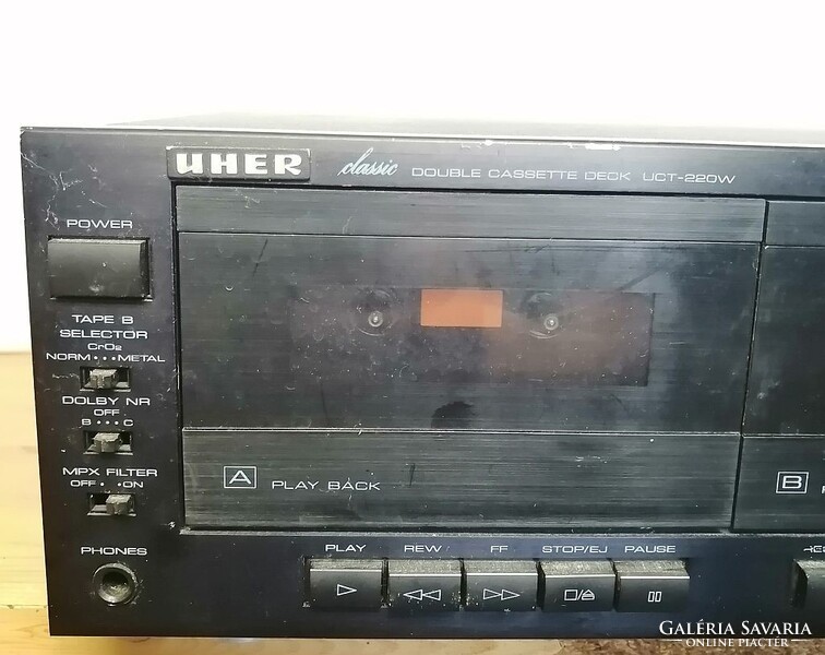 Uher Classic Double Cassette Deck UCT-220W 1989. hibás