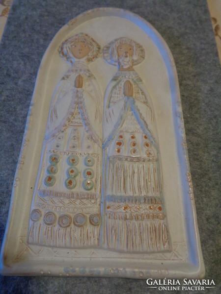 Győrbíró  Enikő  , gyönyörű faliképe , 34 x 17 cm  aláírt példány