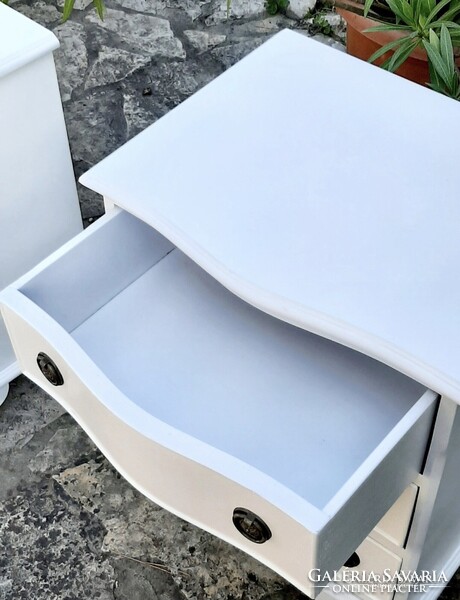 Provence , vintage angol stílusú 3 fiókos szekrények párban