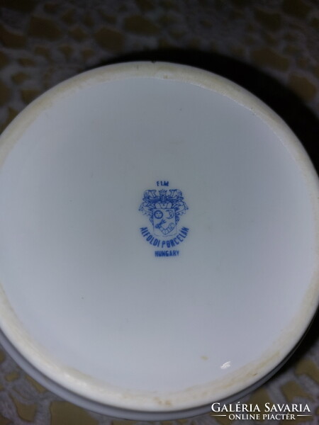 Alföldi tűzvirágos porcelán bögre, csésze