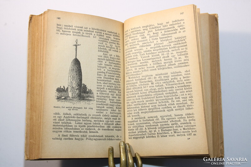 Dedikált - 1921 - Az őskor embere és kultúrája, különös tekintettel hazánkra. Különleges darab !!