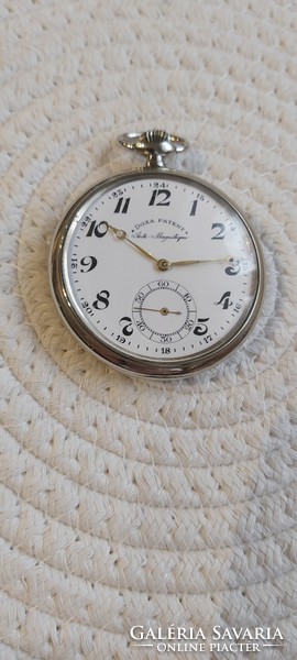 Ritka finomszabályzós nagyon szép Doxa patent zsebóra (Nagyobb méretű 54 mm Kn)