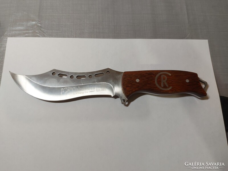 ! Columbia USA Saber (Li Chang Da: A0027) kés - taktikai vagy vadászkés - tőr, tokkal - 795