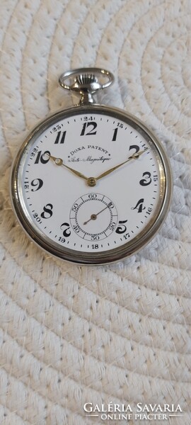 Ritka finomszabályzós nagyon szép Doxa patent zsebóra (Nagyobb méretű 54 mm Kn)
