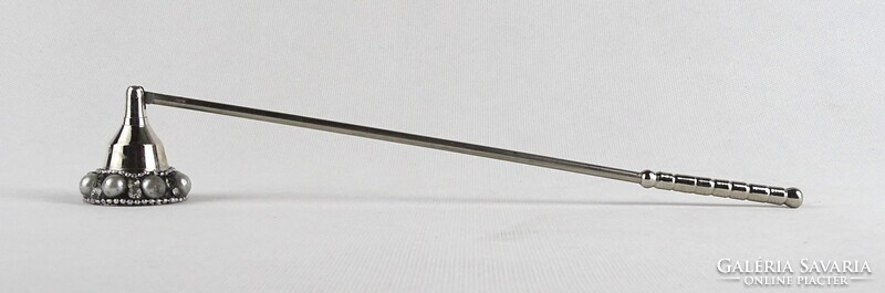 1T901 Régi gyertyaoltó gyertyakoppintó 29 cm