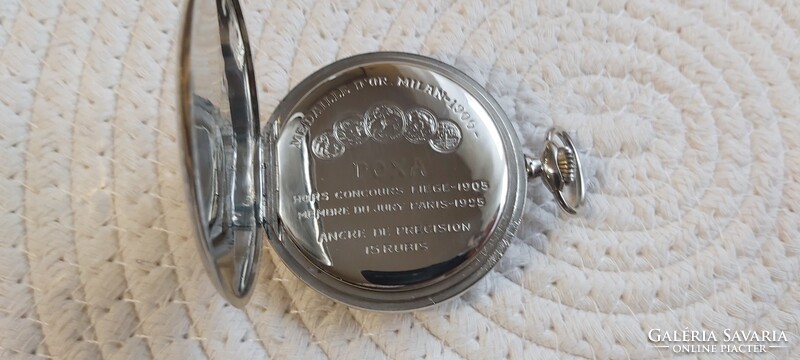 Ritka finomszabályzós nagyon szép Doxa patent zsebóra (Nagyobb méretű 54 mm Kn)