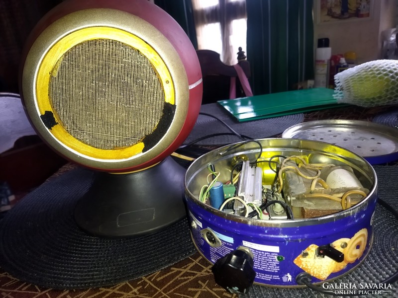 Retro Beag HOX 55 hangszóró, maszek erősítővel