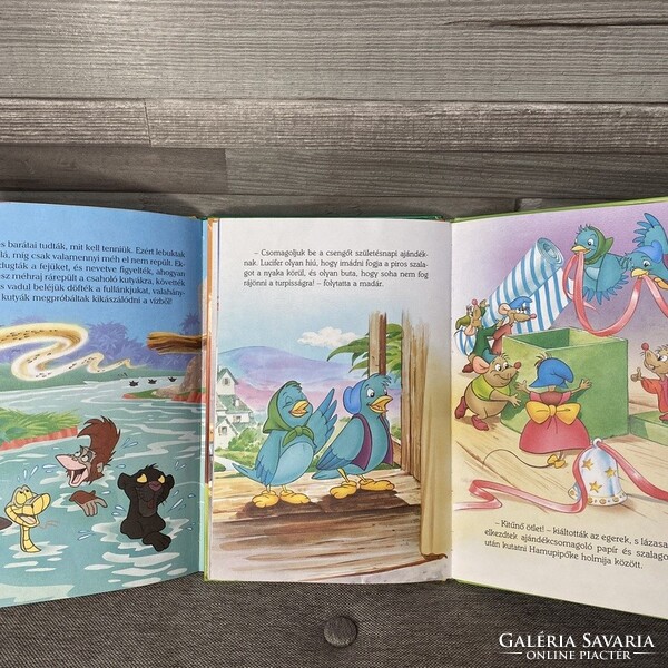 Walt Disney: Dzsungel Kölykök; Hamupipőke, Lucifer Születésnapi Ajándéka könyvcsomag
