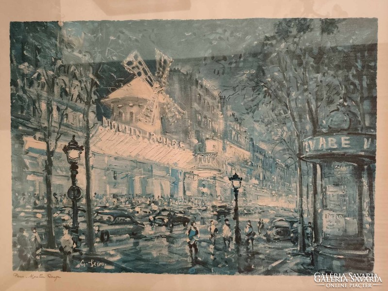 G Leon Paris Moulin Rouge kép
