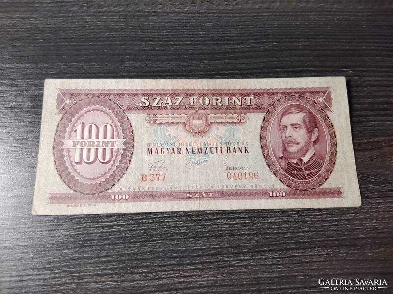 100 forint 1957 VF