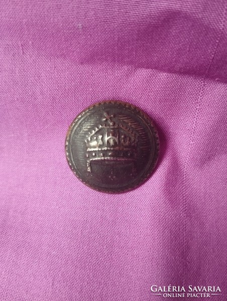 Horthy korszak. Katonai ruha gomb.