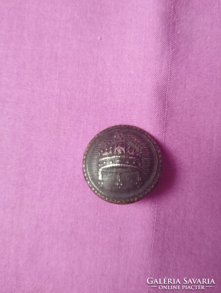 Horthy korszak. Katonai ruha gomb.