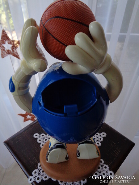 Vintage M&M cukorka  adagoló kosárlabda figura