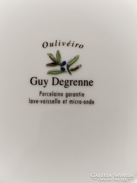 Guy Degrenne - porcelán tányérka / az olíva bűvöletében