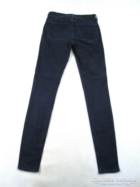 EREDETI LEVIS 710 SUPER SKINNY (W27 / L32) NŐI SÖTÉTKÉK SZTRECCSES FARMER
