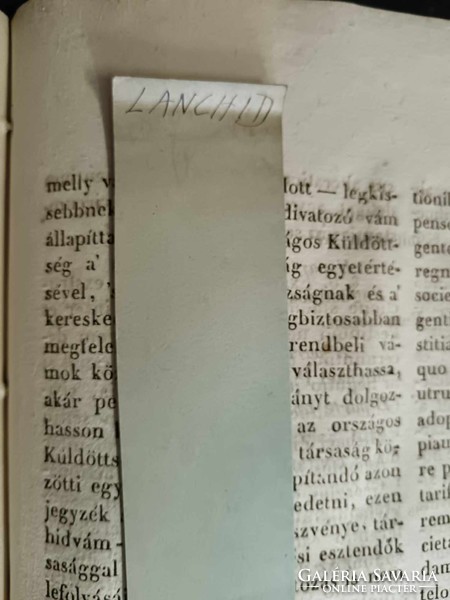 Lánchíd egy korlát oszlopa, igazi kuriózum, törvénycikk 1832-ből, budapesti öntöttvas relikvia,